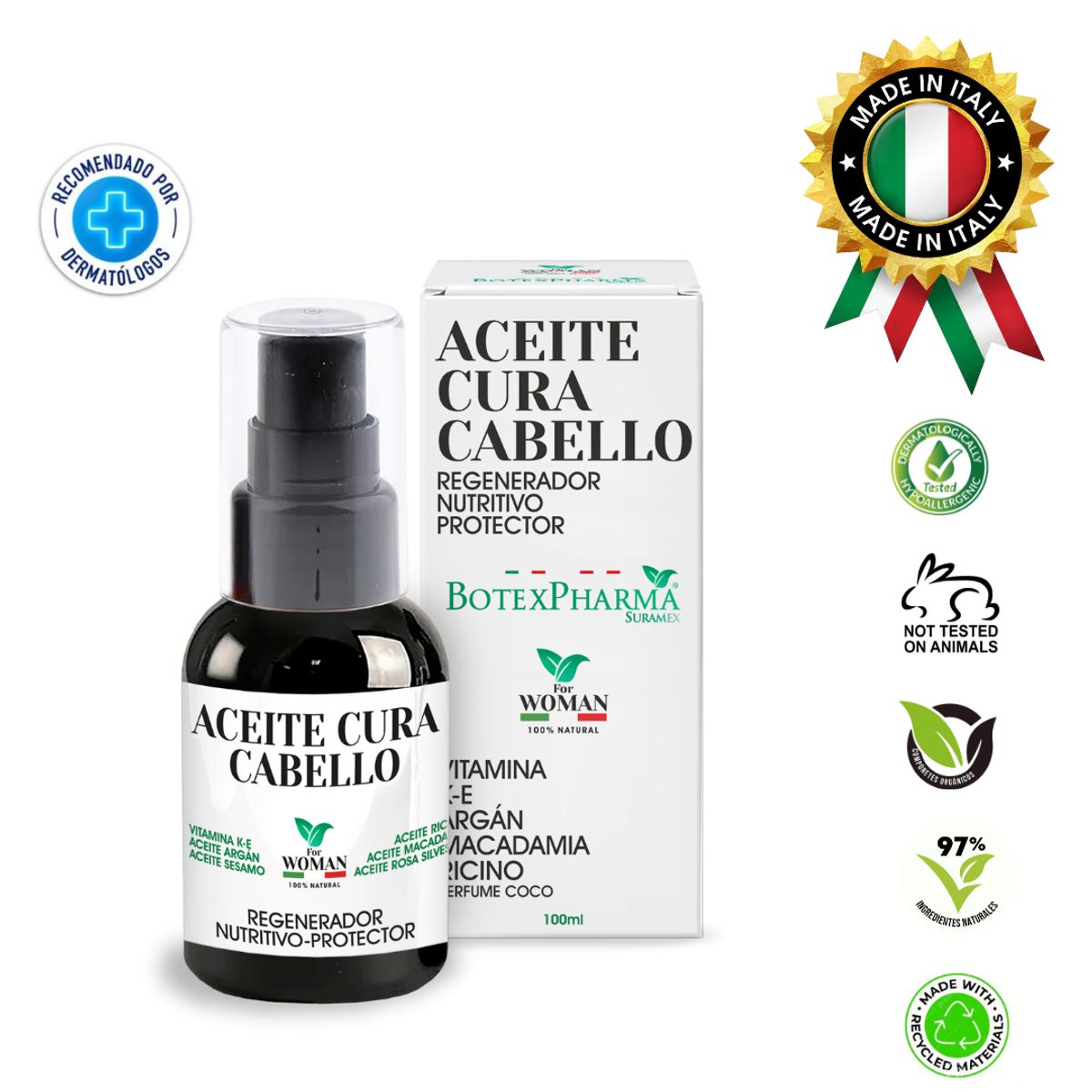 BOTEXPHARMA - Reparador Cabello  Tratamiento  MUJER ( italia)