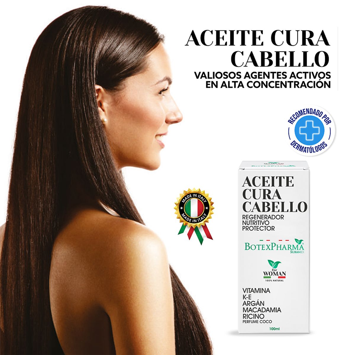 BOTEXPHARMA - Reparador Cabello  Tratamiento  MUJER ( italia)