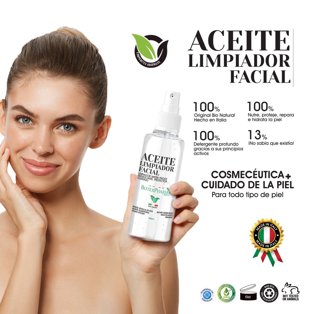 BOTEXPHARMA - Limpiador Tonico Protector Facial (Triple Accion)  ITALIA_123