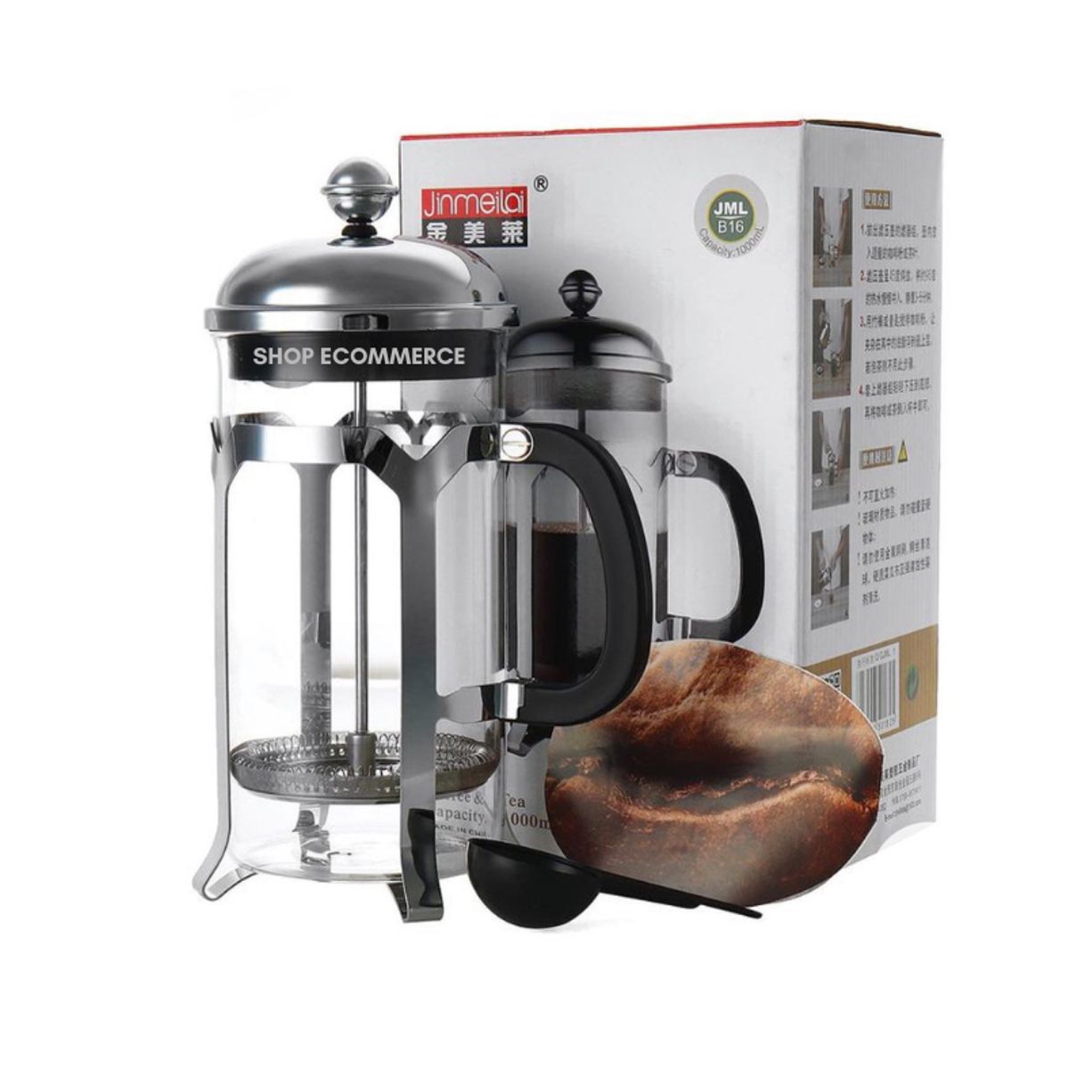 GENERICO - Cafetera Prensa modelo exclusive 800 ml