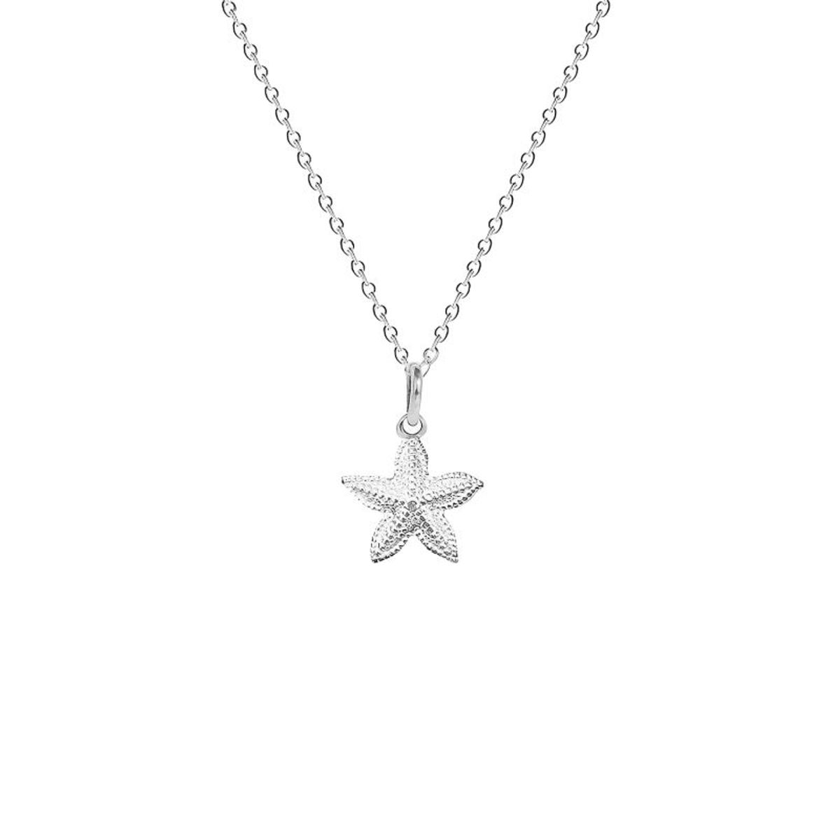 GENERICO - Collar Estrella De Mar Punteado Regalo Mujer Joya Plata