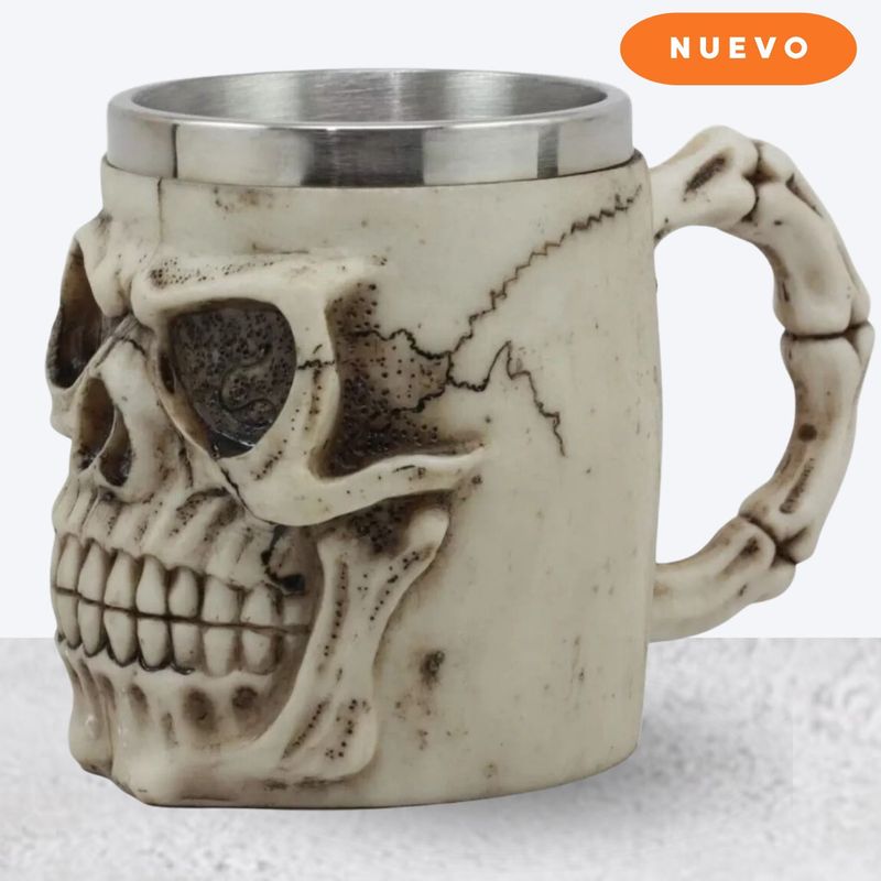 GENERICO - Taza en Forma de Calavera 400ml