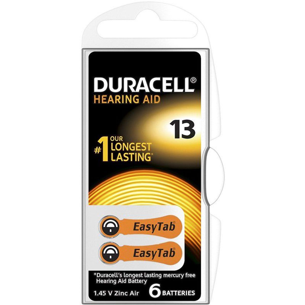 DURACELL - PILAS  DURACELL 13 PARA AUDIFONOS MEDICADOS x 8 PILAS