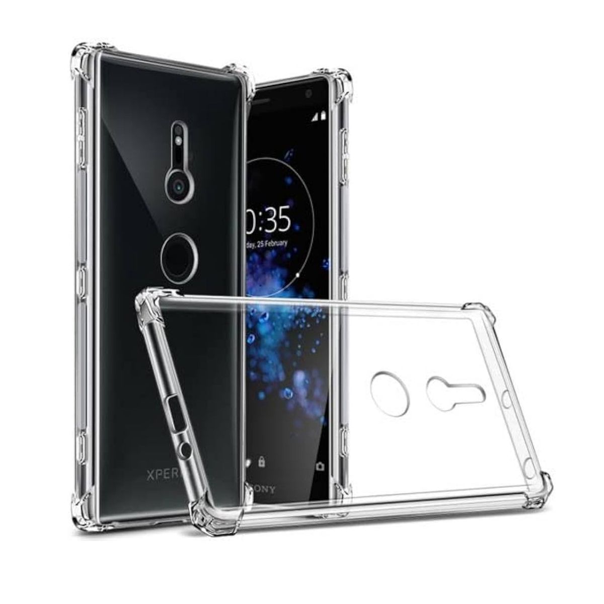 GENERICO - Funda Protector Case SONY XPERIA XZ2 - TRANSPARENTE ANTI IMPACTO