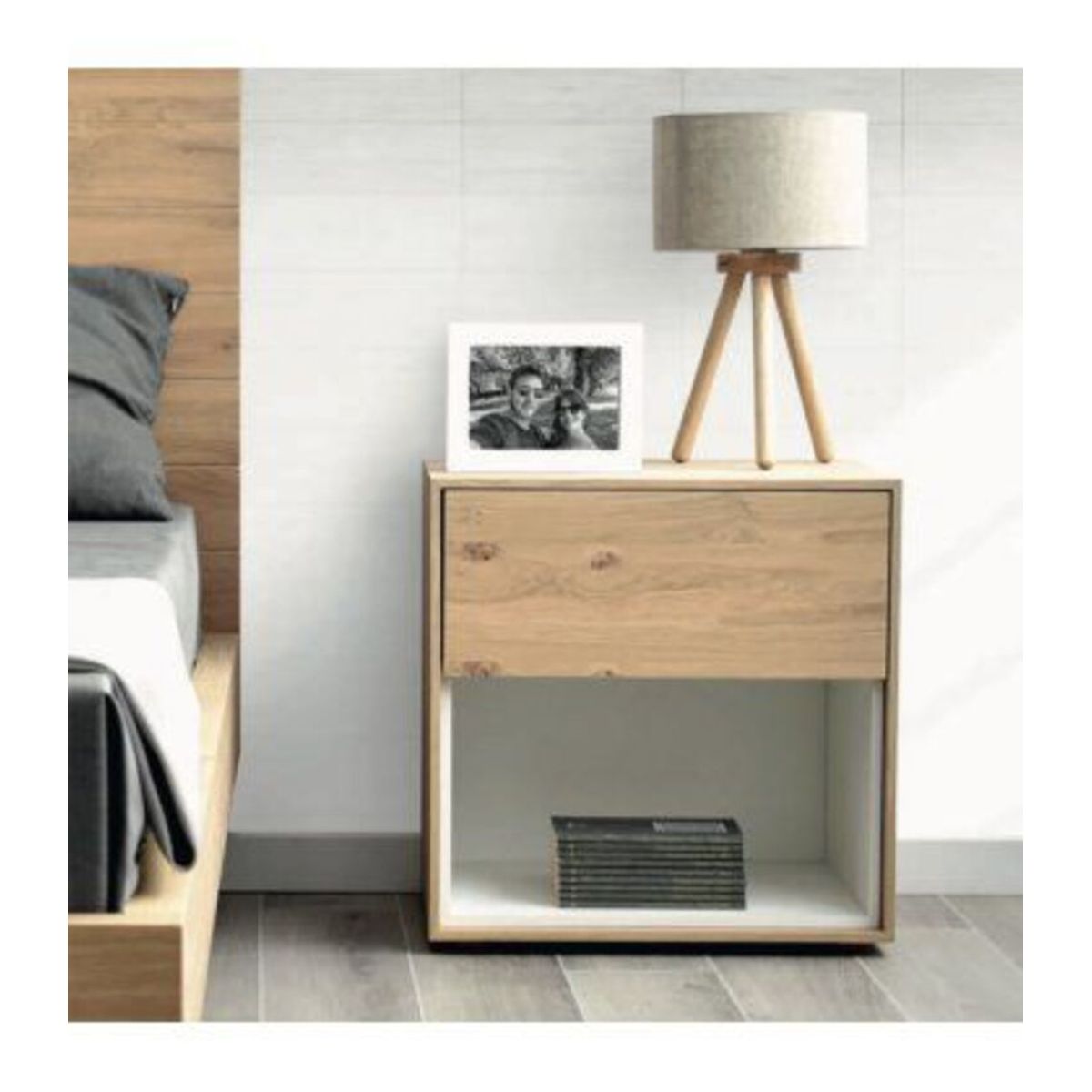 TU MESITA - Velador Contemporáneo Marqués 55cm TU MESITA