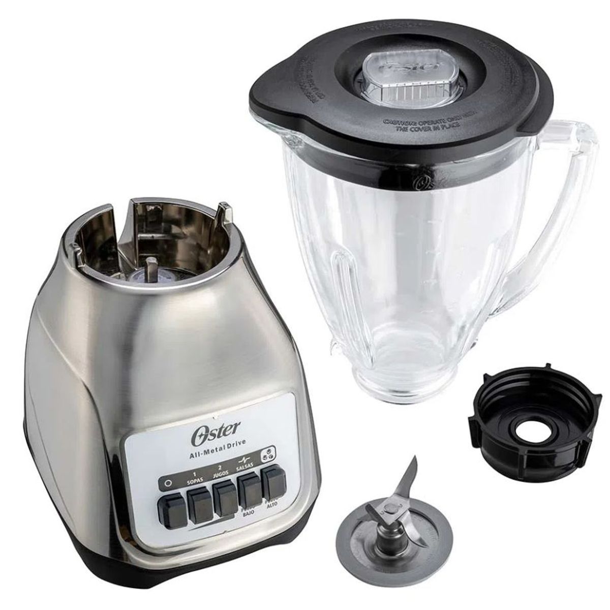 OSTER - Licuadora 2 Velocidades con Pulsador Oster BLSTKAG-NPB-053 Cromado