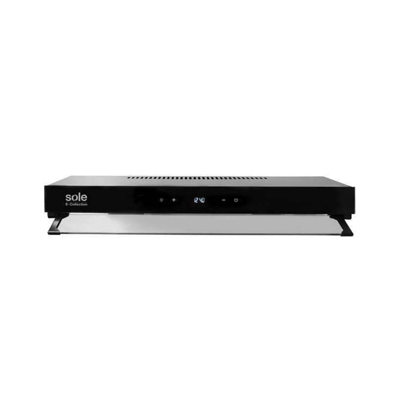 SOLE - Campana Decorativa Sole Slim Black 60cm S-Collection Ture18Co