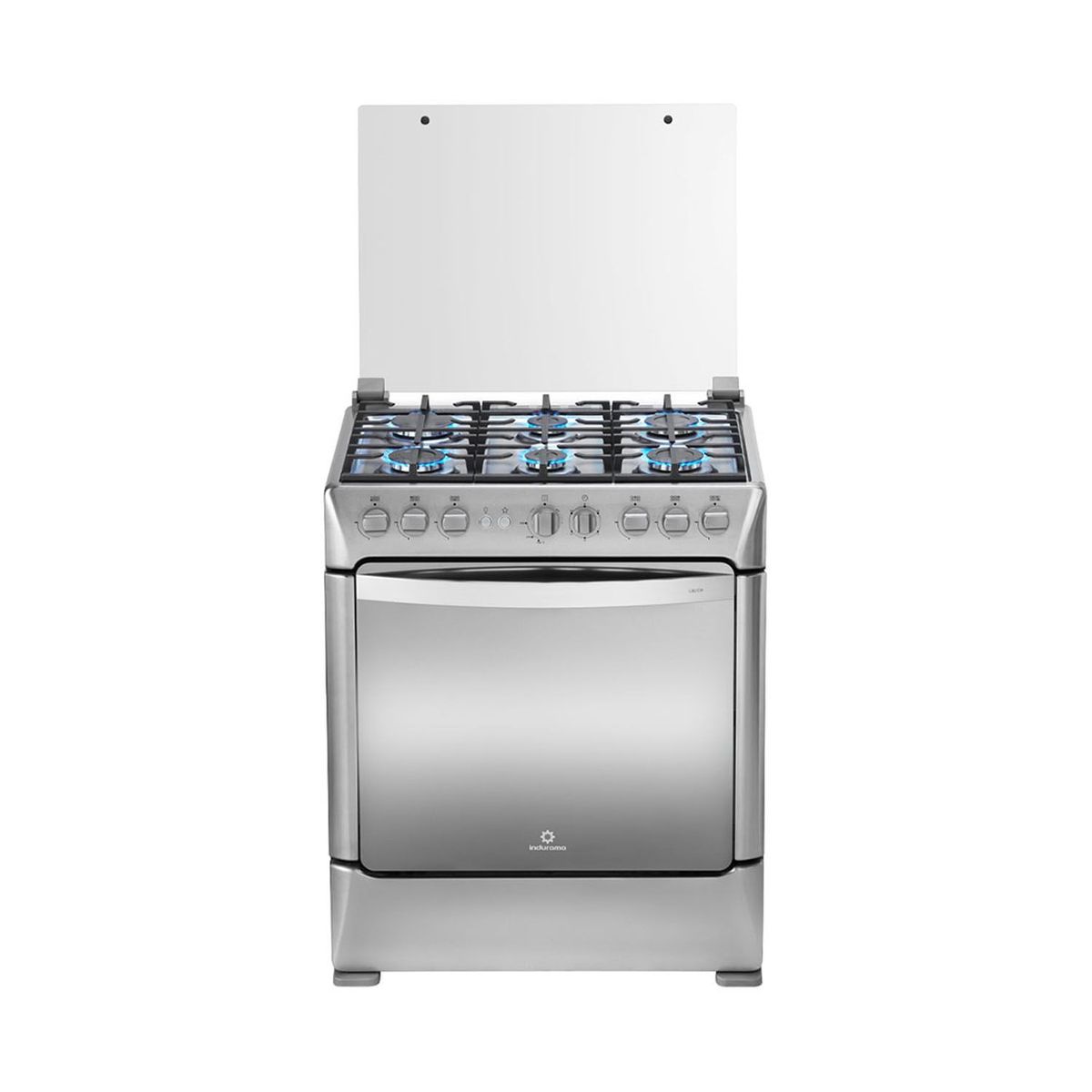 INDURAMA - COCINA INDURAMA 6 HORNILLAS GALICIA ZAFIRO CROMA