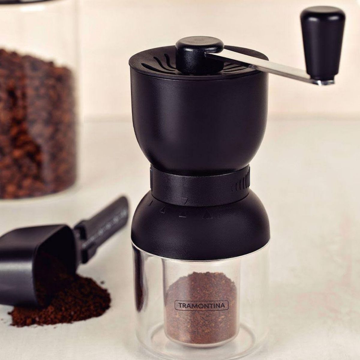 TRAMONTINA - Molinillo Manual para Café Tramontina
