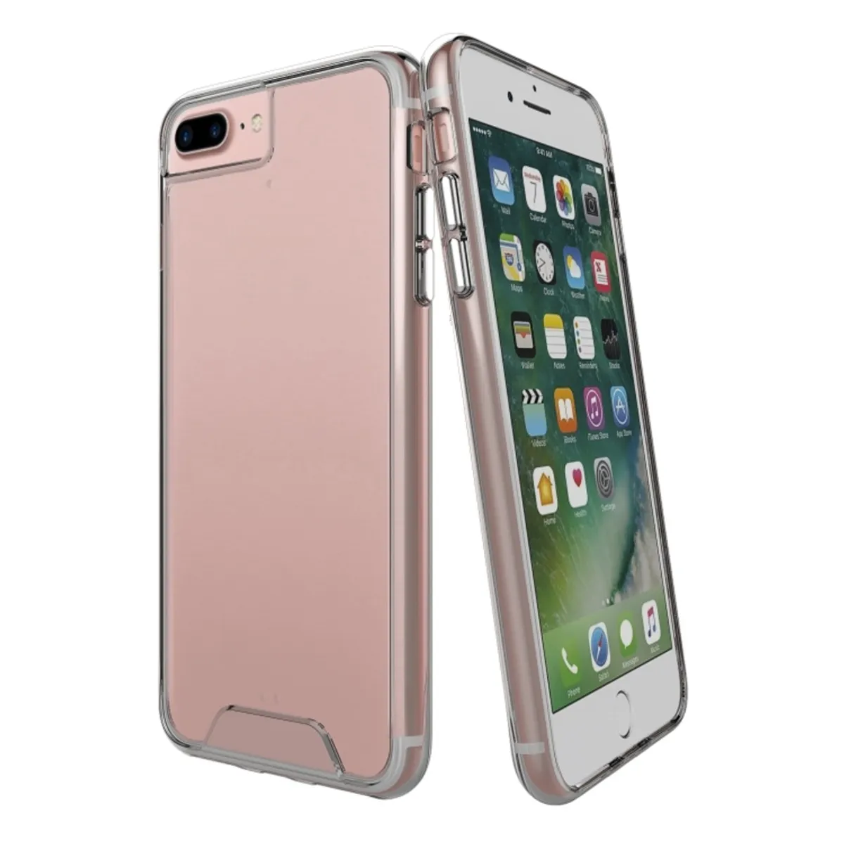 GENERICO - Funda Case para iPhone 6 Plus Space Original Transparente Resistente
