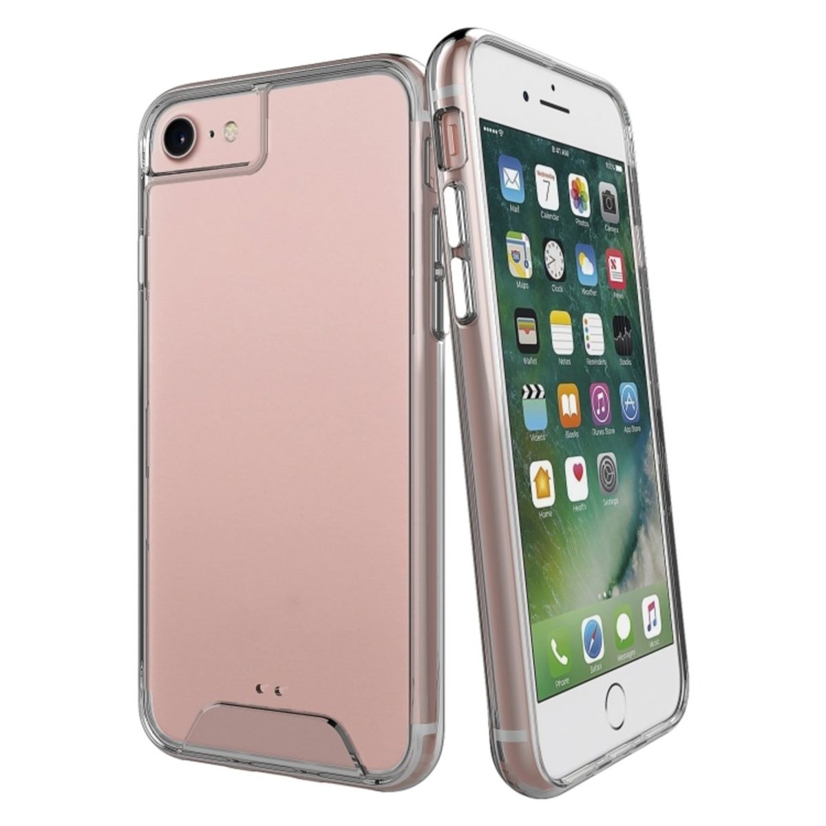 GENERICO - Funda Case para iPhone 7 Space Original Transparente Resistente