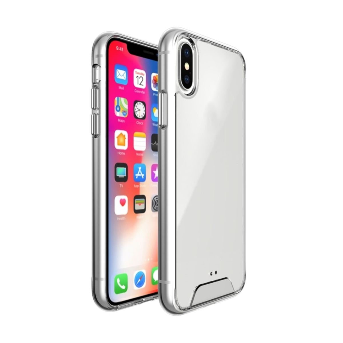 GENERICO - Funda Case para iPhone XR  Space Original Transparente Resistente