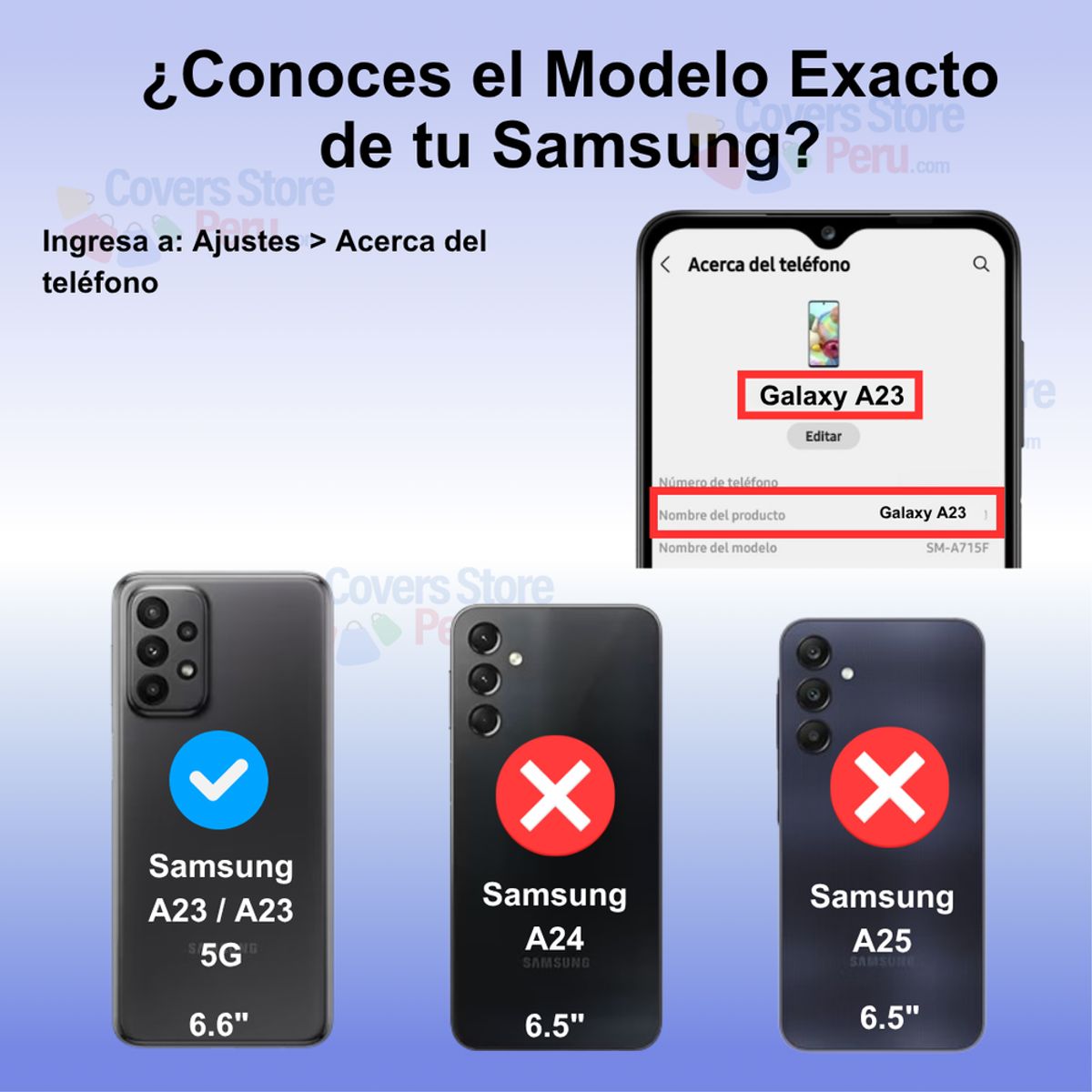 GENERICO - Funda Case para Samsung A23 5G Space Original Transparente Resistente