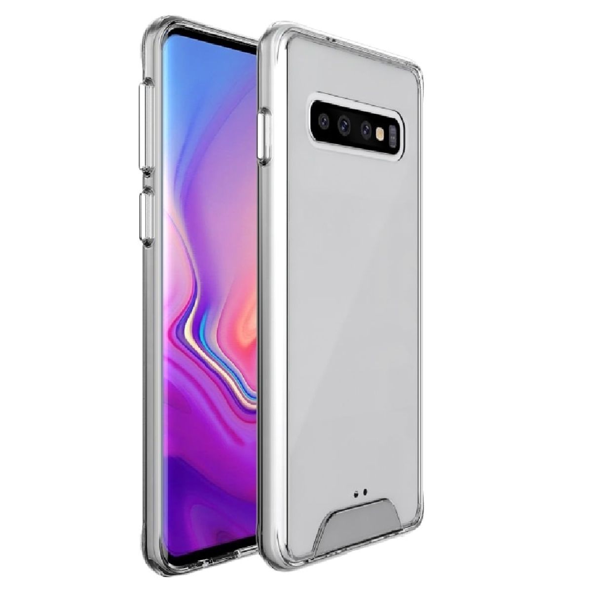 GENERICO - Funda Case for Samsung S10 Plus Space Original Transparente Resistente