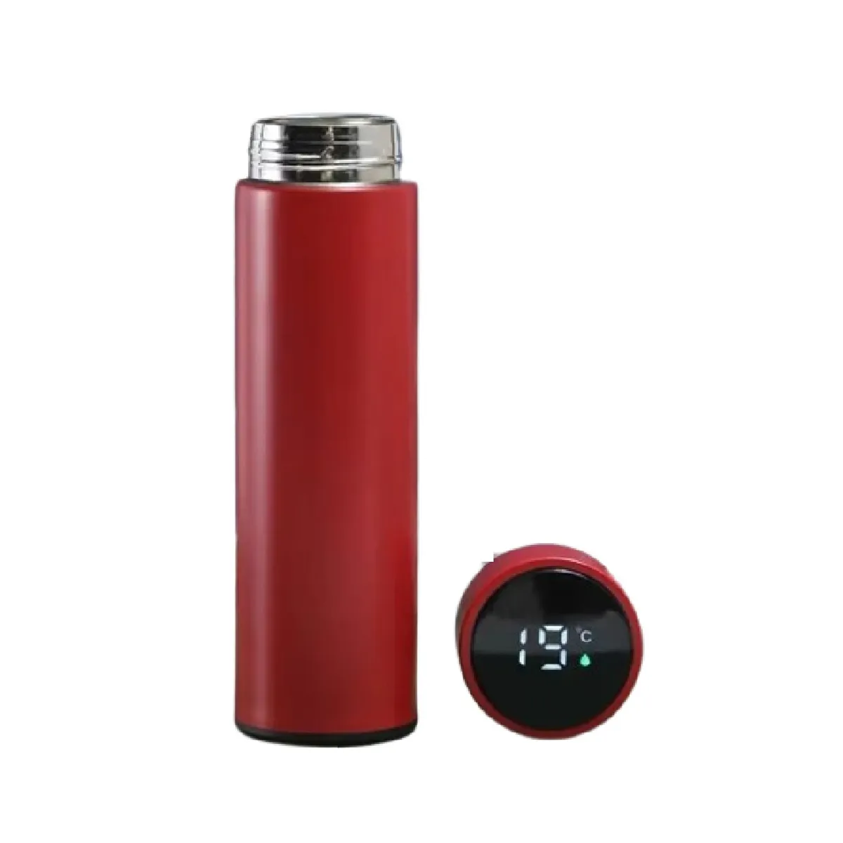 GENERICO - Termo Digital Tomatodo Inteligente Medidor de Temperatura Táctil 500ml