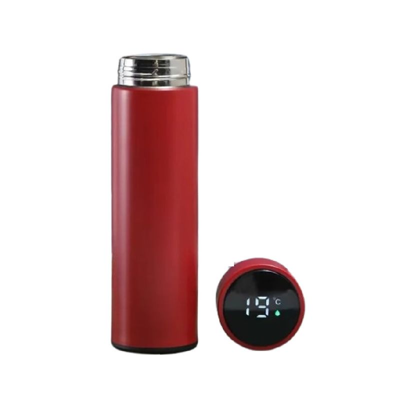 GENERICO - Termo Digital Tomatodo Inteligente Medidor de Temperatura Táctil 500ml