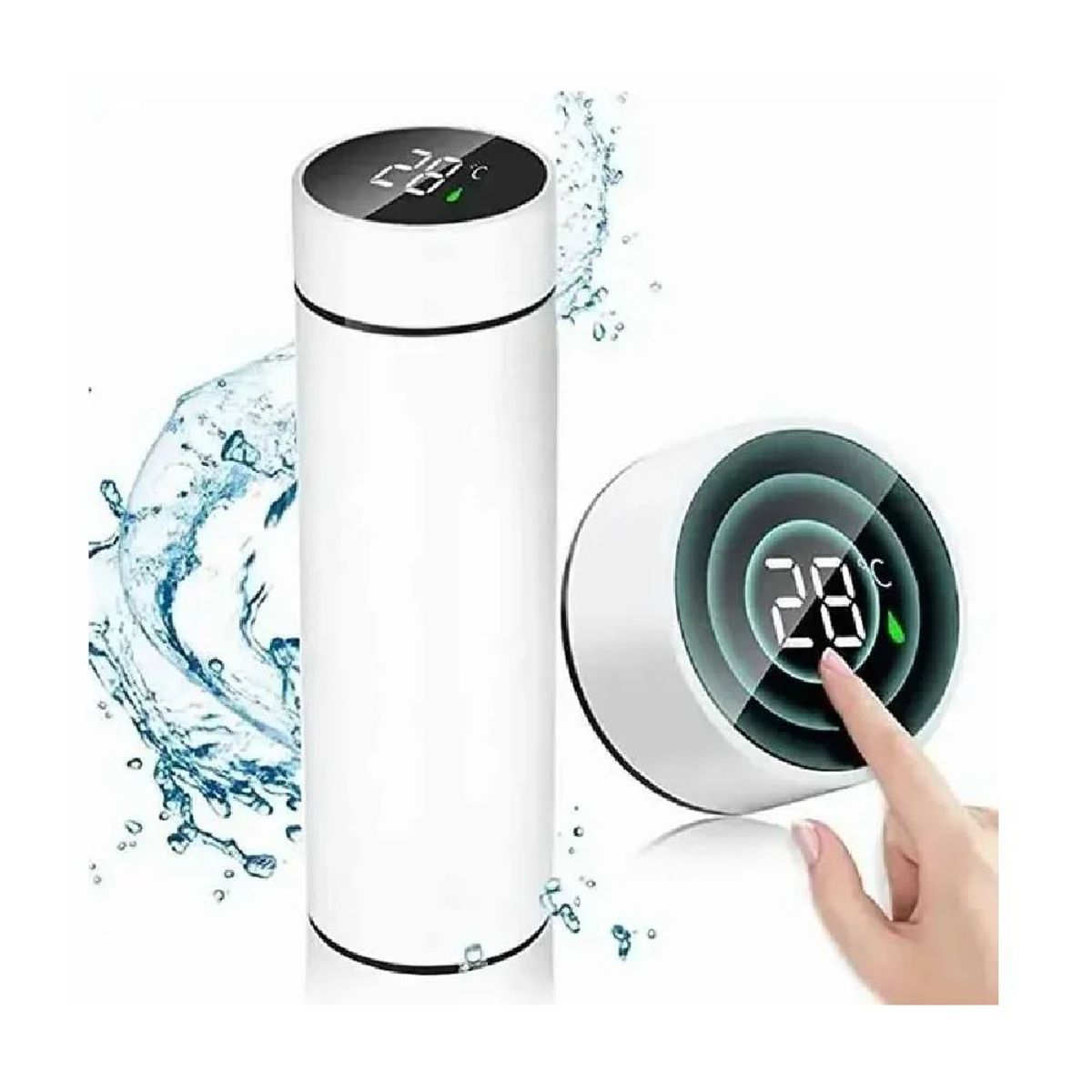 GENERICO - Termo Digital Medidor de Temperatura Táctil 500ml color Dama