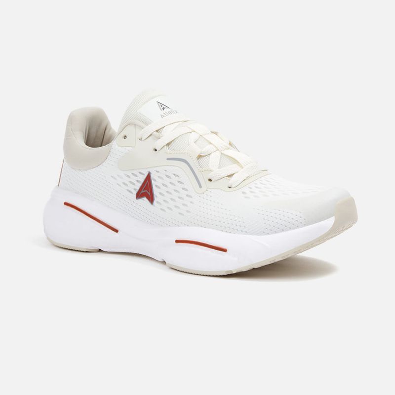 NEW ATHLETIC - ZAPATILLAS ATLETIX LIFESTYLE SPOOM61 BEIGE CON GUINDA PARA HOMBRE