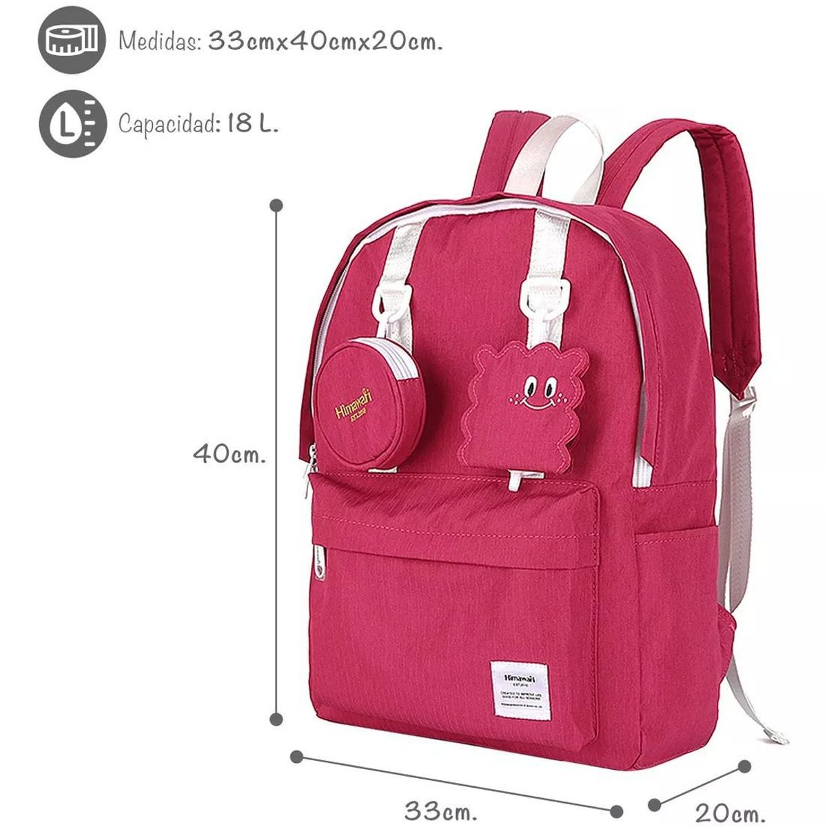 HIMAWARI - Himawari - Mochila H422-4 Con Monedero