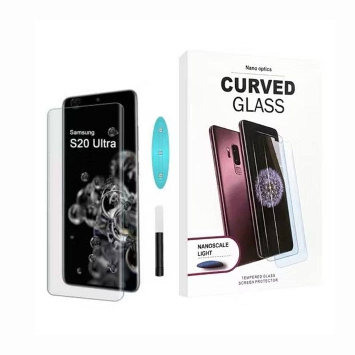 GENERICO -  Mica De Vidrio Uv Para Samsung S20 Ultra - Transparente