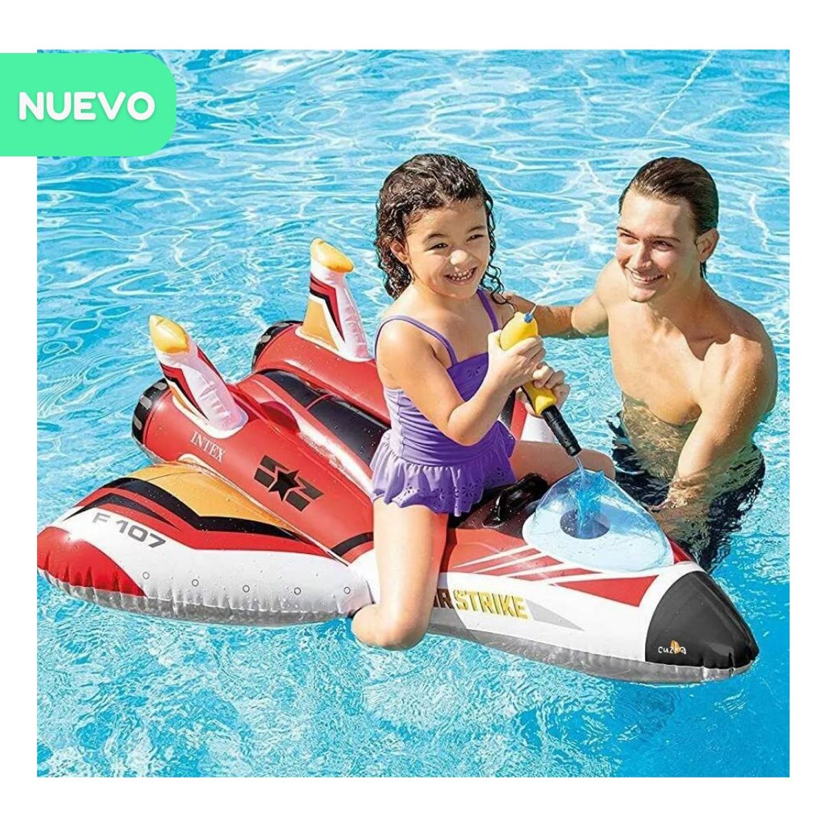 INTEX - Flotador para niños «AVION» Red
