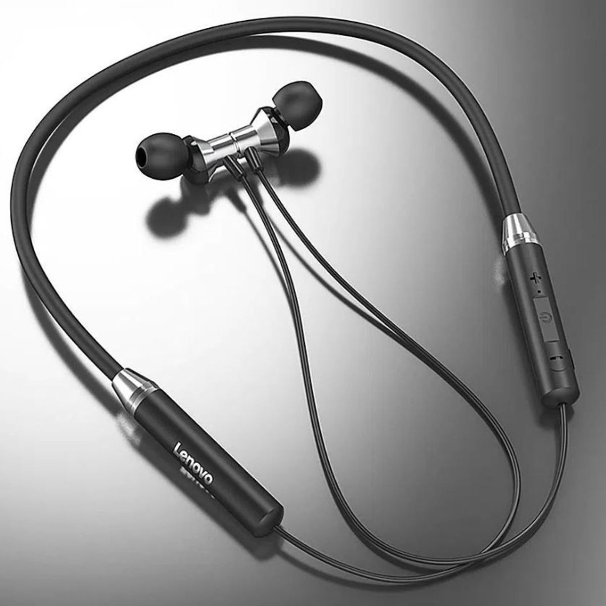 LENOVO - COMBO 2 AUDIFONOS BLUETOOTH LENOVO HE05- NEGRO