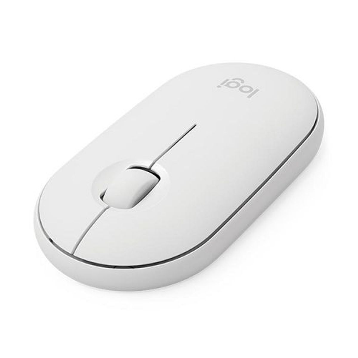 LOGITECH - Mouse Logitech Pebble M350 Bluetooth Inalámbrico Blanco