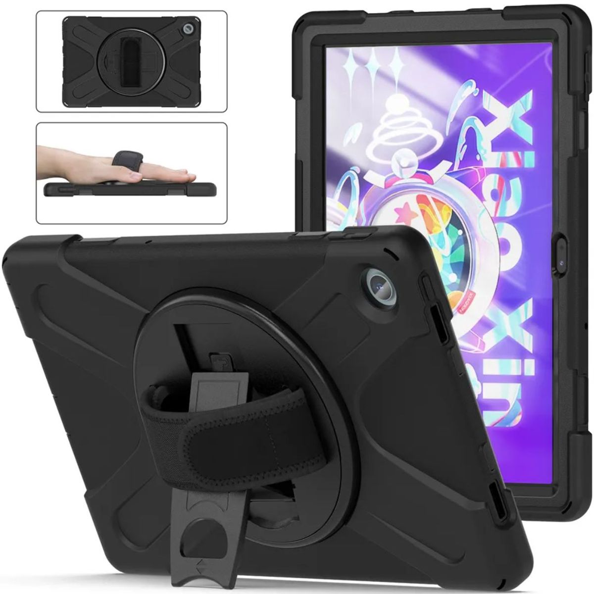 GENERICO - Funda Protector Armor para Tablet Lenovo M10 Plus 3ra Gen 106 Negro