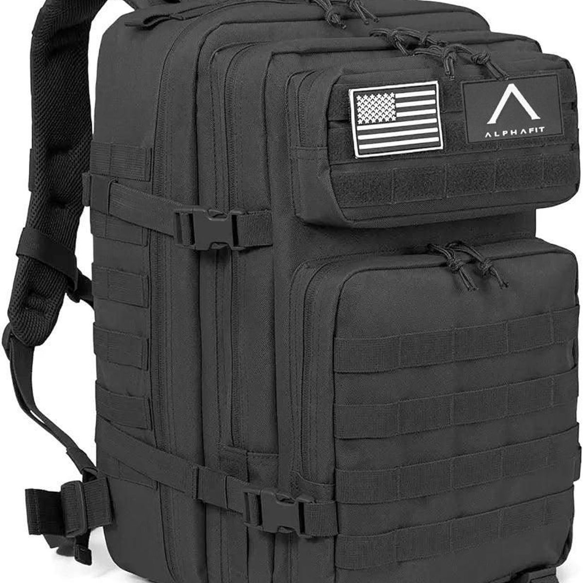 ALPHA FIT - Mochila Deportiva Táctica 45L - Trekking - Ejercito Militar