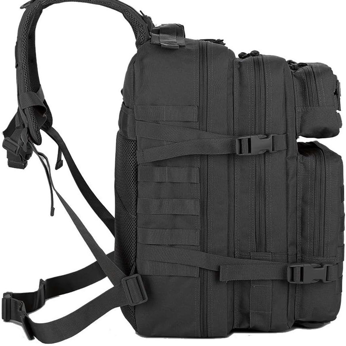 ALPHA FIT - Mochila Deportiva Táctica 45L - Trekking - Ejercito Militar