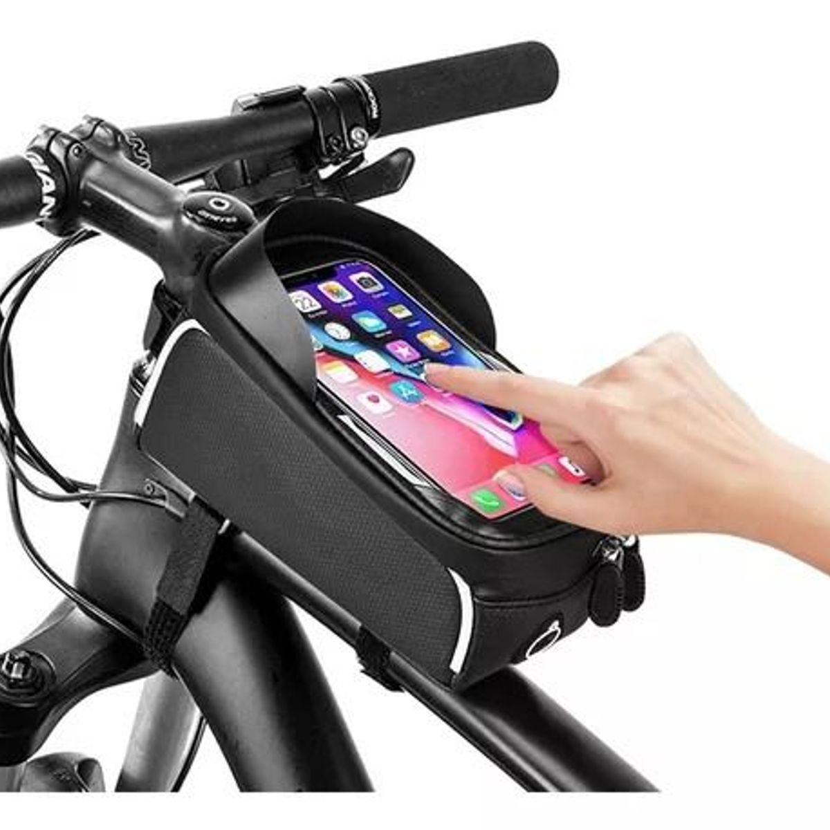 SEISA - Estuche Bolso Porta Celular en Bicicleta Impermeable