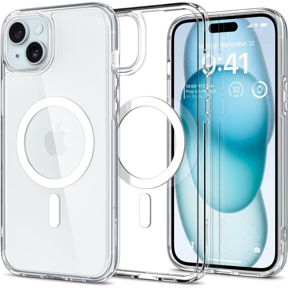 GENERICO - Case  Funda iPhone 15  MagSafe - Transparente