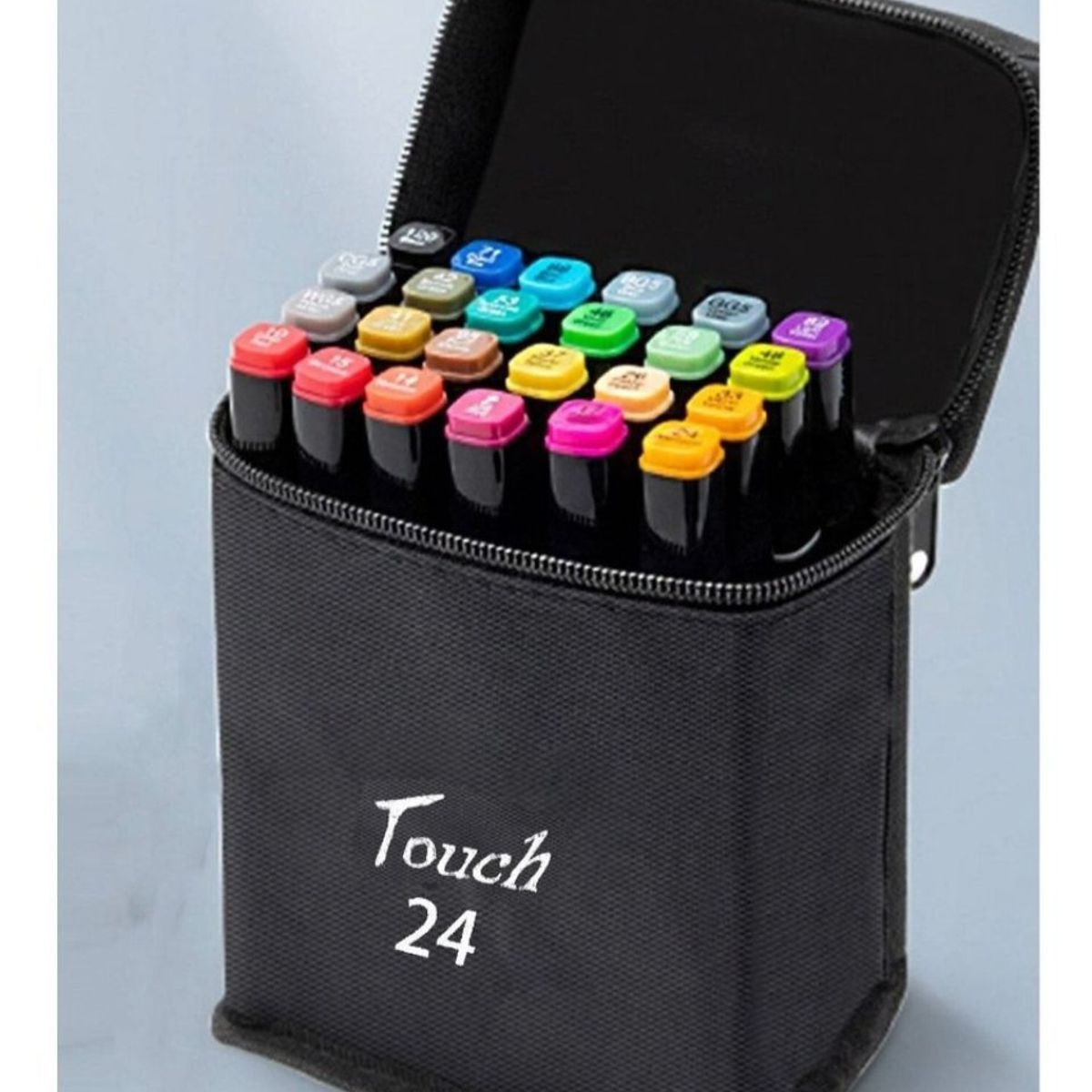 INSPIRA MARKET - Plumones Touch de 24 colores marcadores doble punta