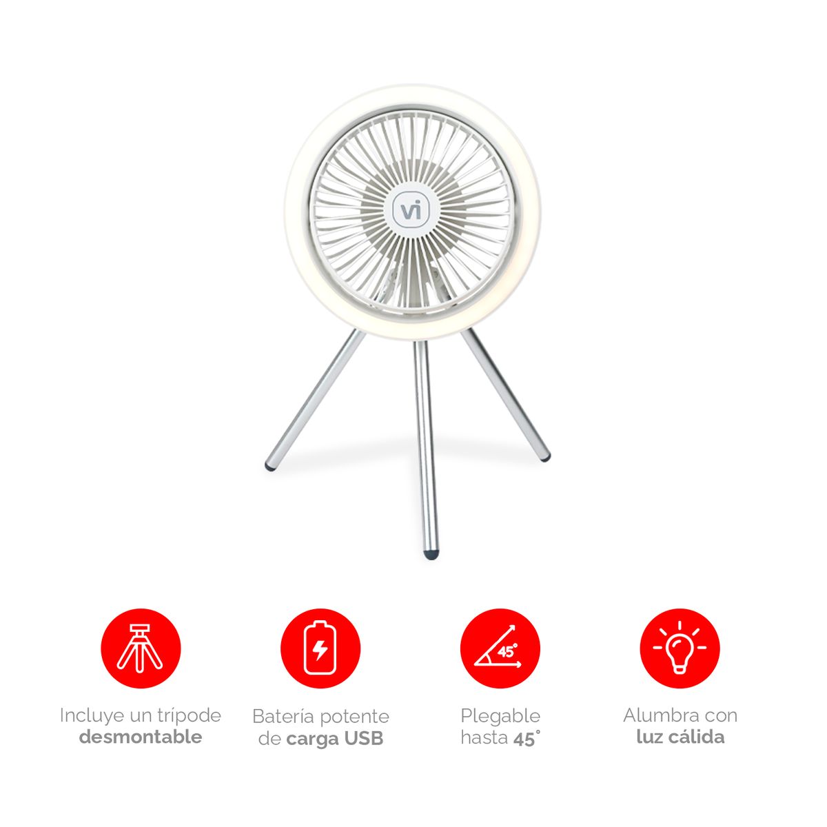 VIVIBOX - Ventilador Portátil Frescura en Movimiento Siempre Contigo