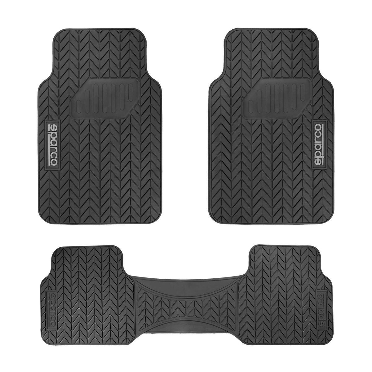 SPARCO - Pisos de PVC Auto Camioneta 3 piezas