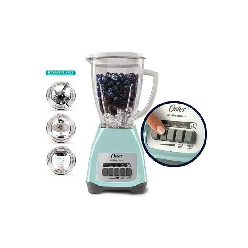 OSTER - Oster Licuadora Verde Jade 1.5 L 2 Velocidades BLSTKAG-VPB