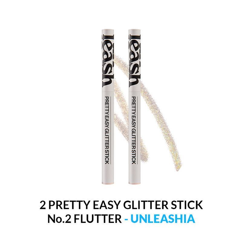 GENERICO - 2 PRETTY EASY GLITTER STICK UNLEASHIA - No.2 FLUTTER