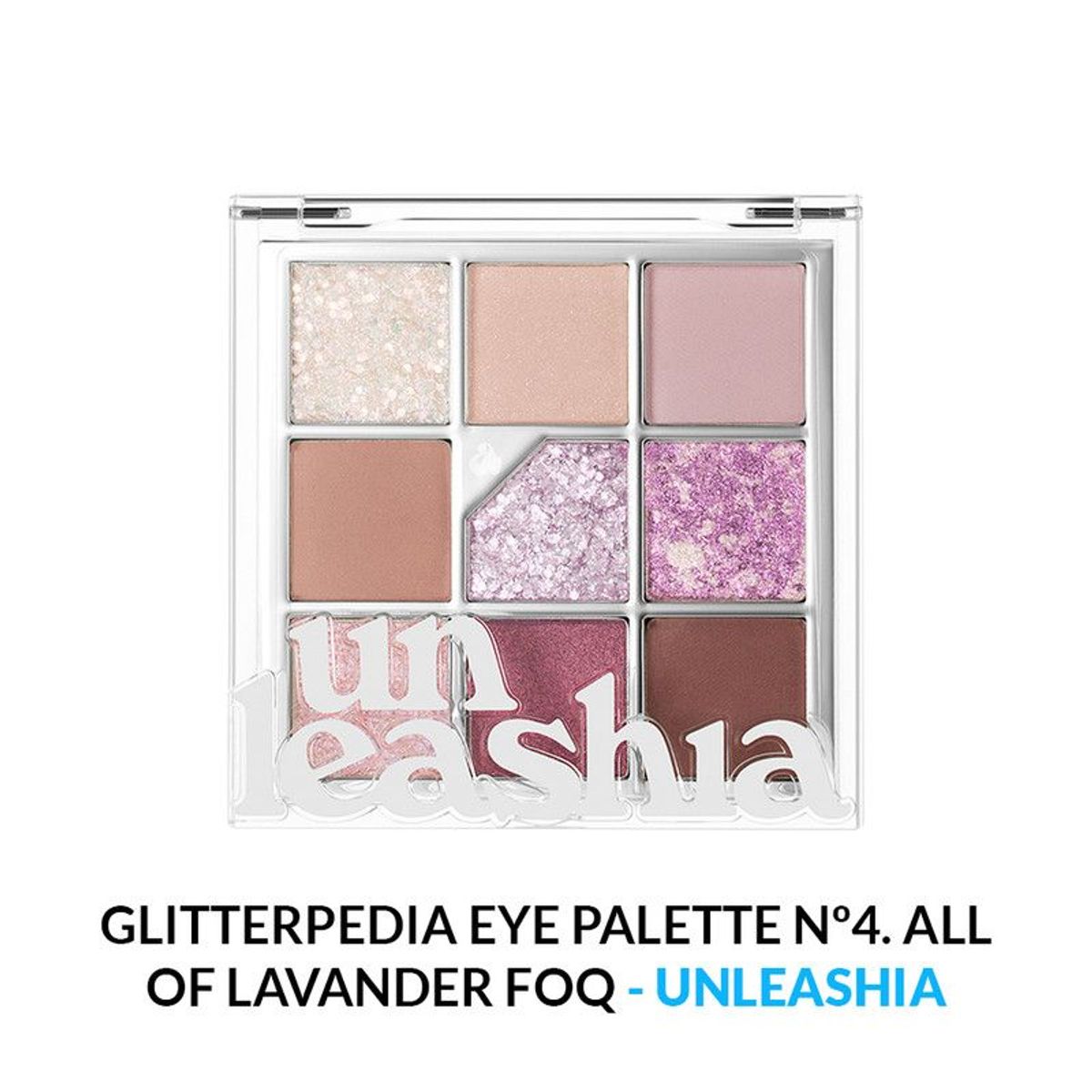 GENERICO - Glitterpedia Eye Palette UNLEASHIA- Nº4 All of Lavender Fog