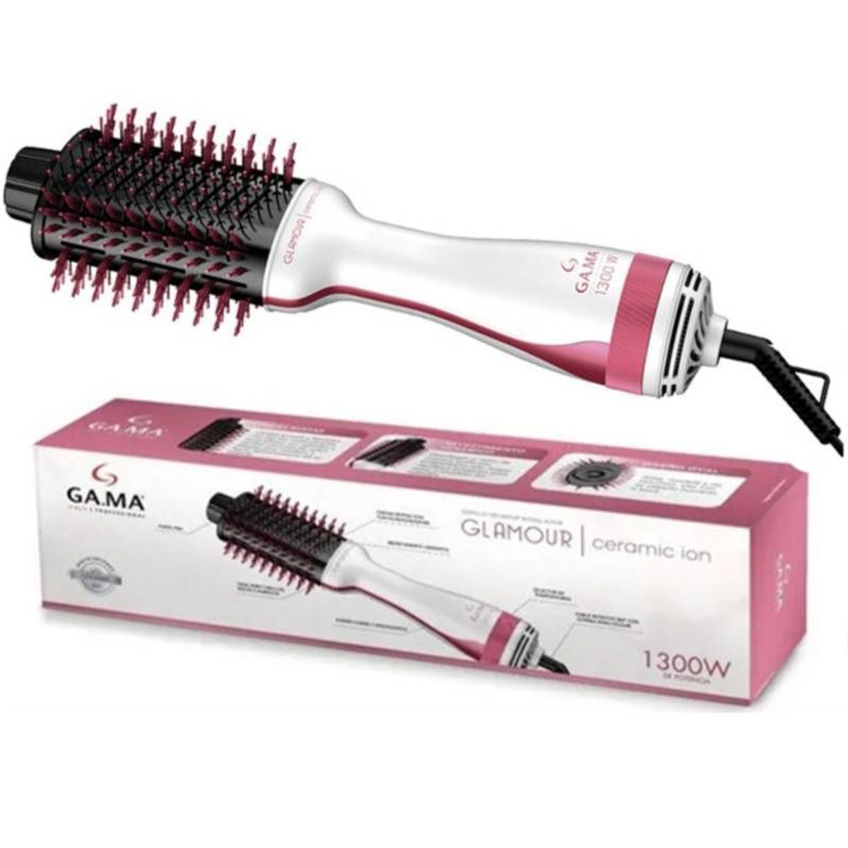 GAMA - Cepillo Secador Gama Pink