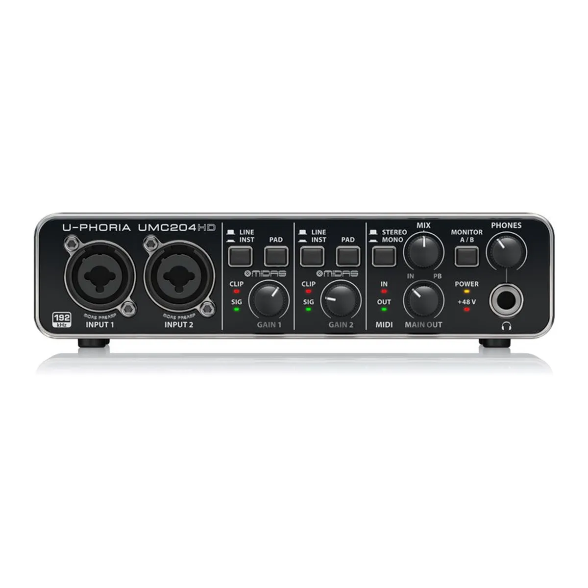 BEHRINGER - Interfaz Audio Behringer U-phoria Umc204hd