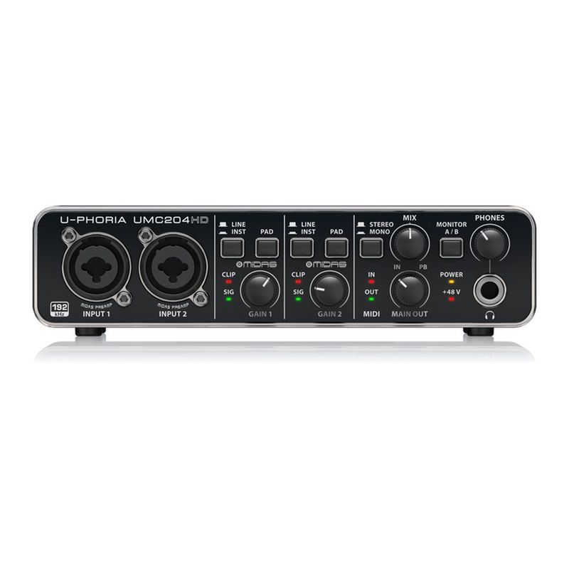 BEHRINGER - Interfaz Audio Behringer U-phoria Umc204hd