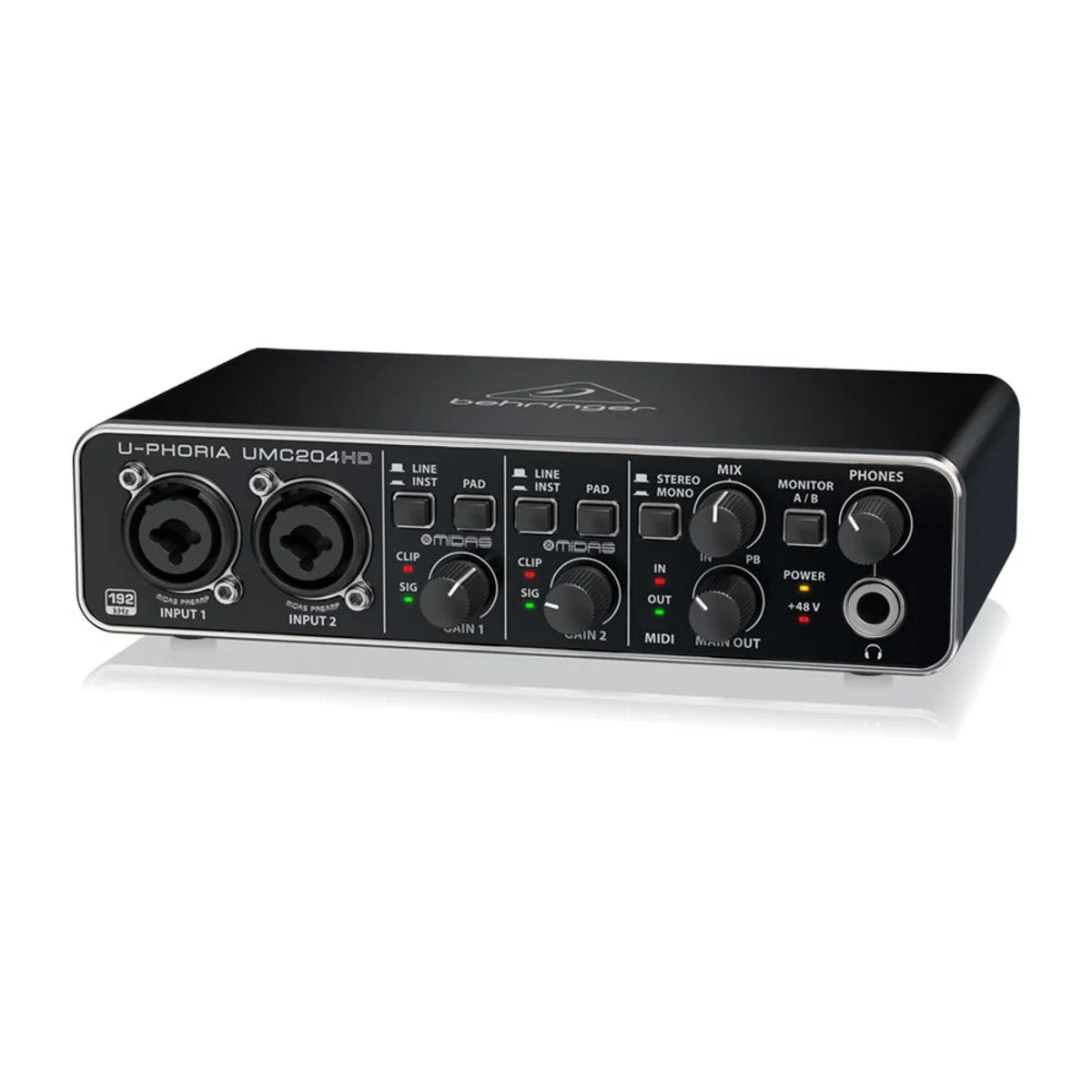 BEHRINGER - Interfaz Audio Behringer U-phoria Umc204hd
