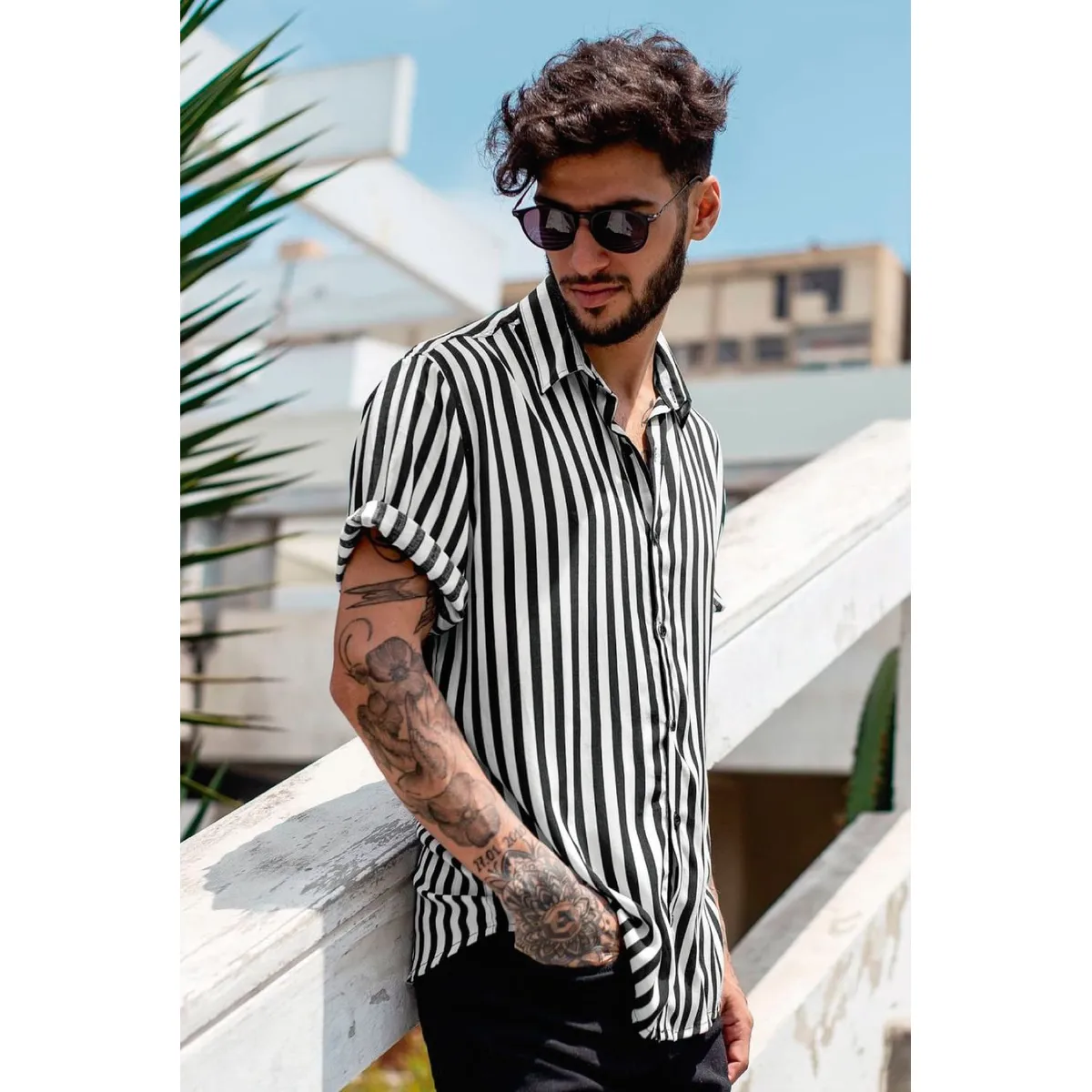 GENERICO - CAMISA LINO CUELLO CAMISERO