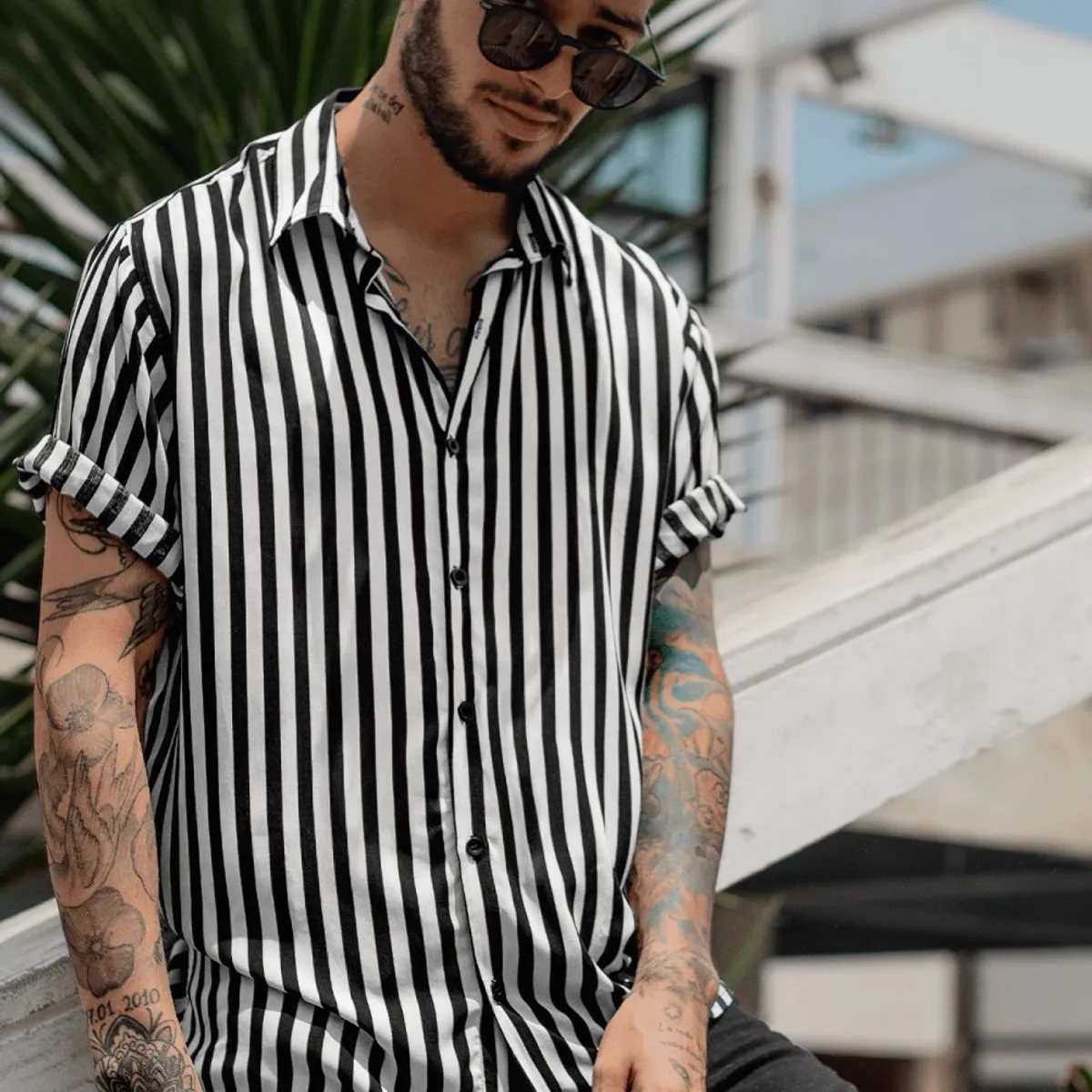 GENERICO - CAMISA LINO CUELLO CAMISERO