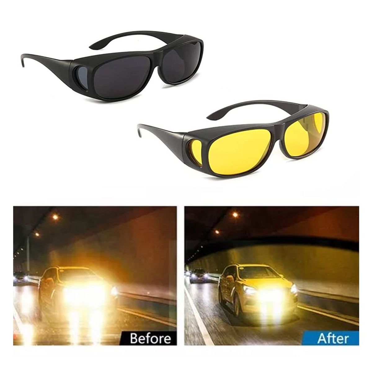 GENERICO - Lentes Para Conducir de Día y Noche Gafas de Manejo y Uso Diario