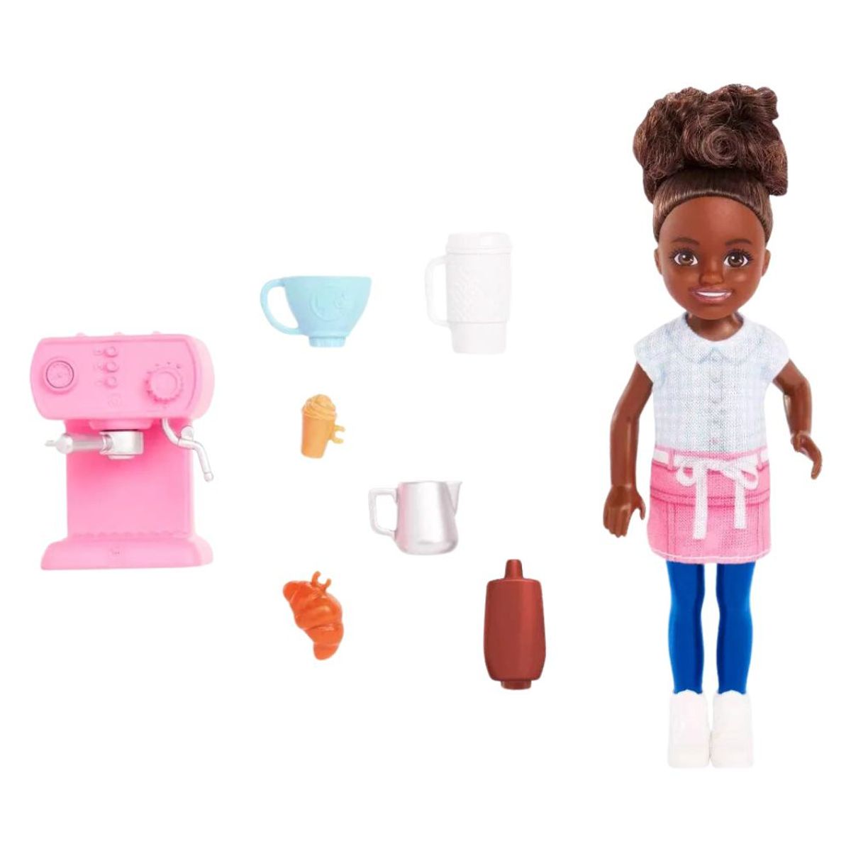 BARBIE - Muñeca Barbie Chelsea Barista Morena