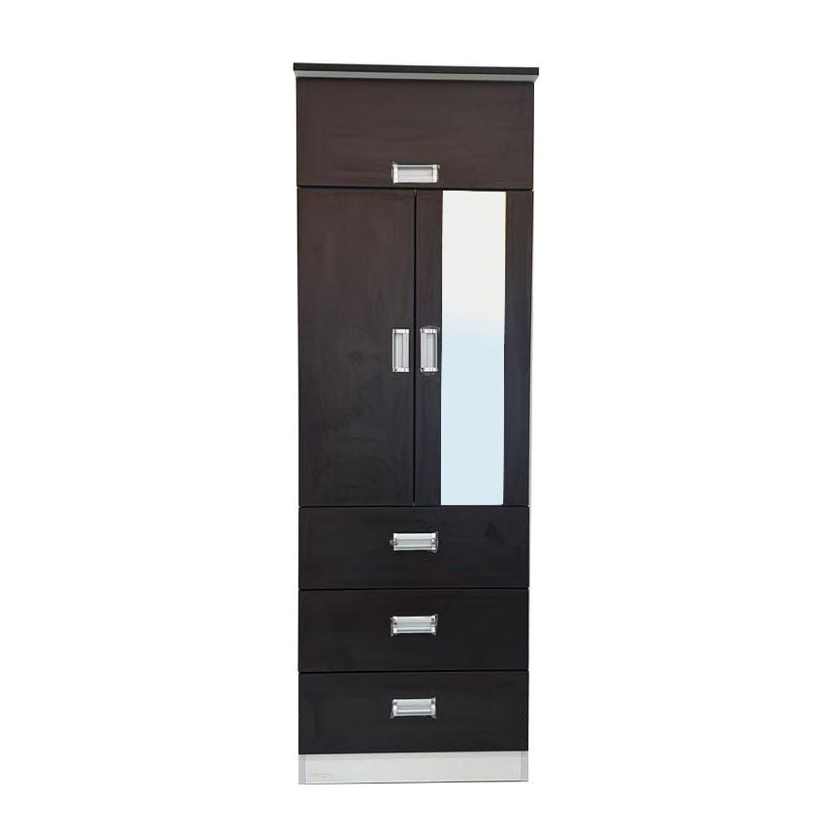 GENERICO - ROPERO 2 PUERTAS COLOR WENGUE