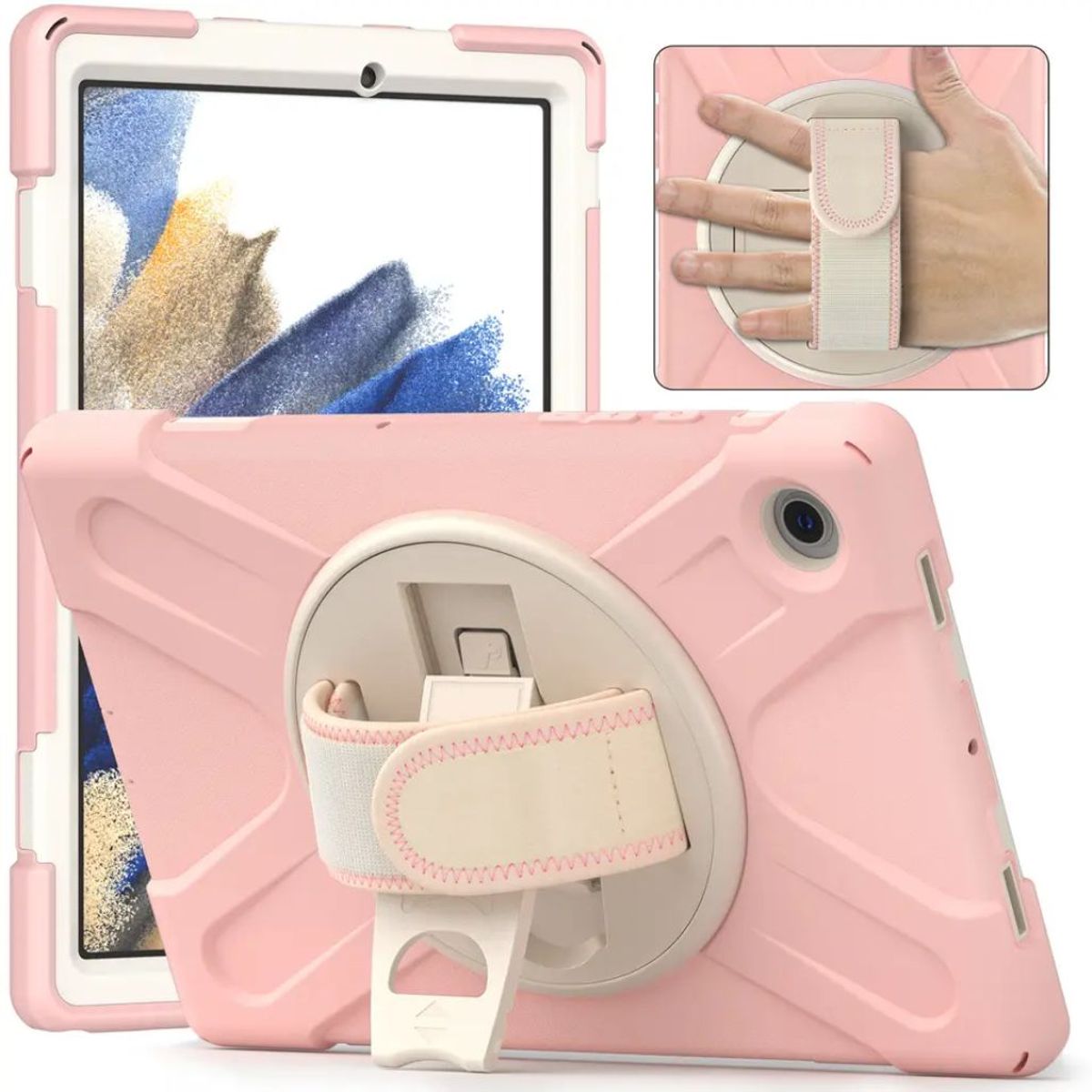 GENERICO - Funda Protector Armor para Tablet Lenovo M10 Plus 3ra Gen 106 Rosado