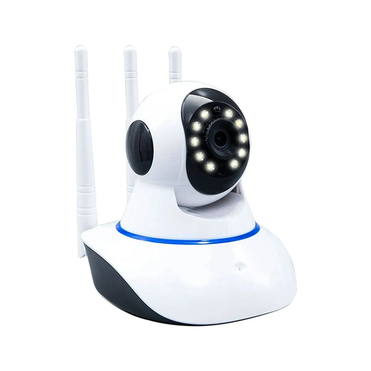 GENERICO - Camara IP Robótica 360 Seguridad 3 Antenas Hd Con Wifi Vision Nocturna