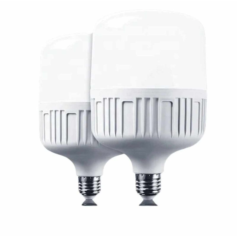 GENERICO - Foco x2 Bombillo LED 50W Potente Luz Blanca E27 Bombillo Grande